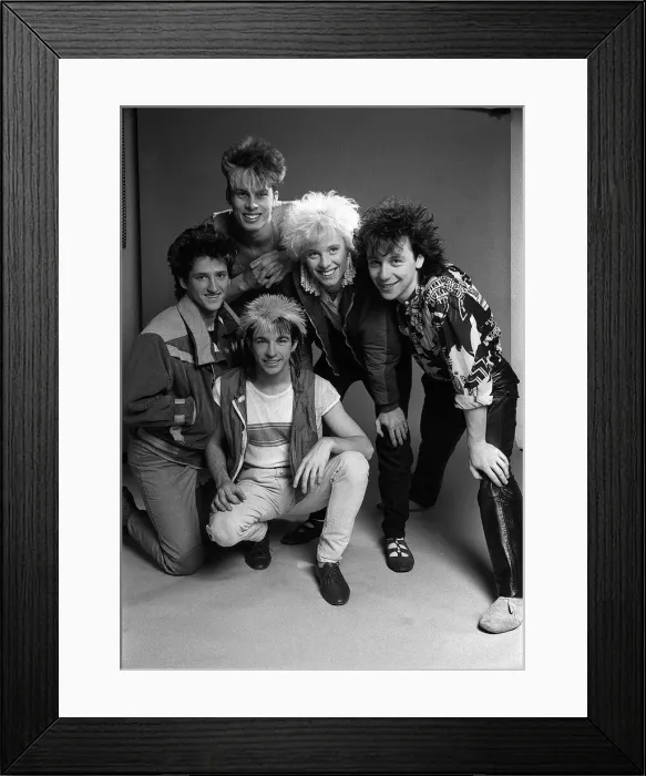 Framed Print : Limahl singer of pop band Kajagoogoo in studio 1983 Framed Print : Limahl singer of pop band Kajagoogoo in studio 1983