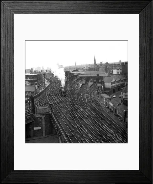 Framed Print : One the 1st May 1968 the Flying Scotsman thundered into the Central Station Framed Print : One the 1st May 1968 the Flying Scotsman thundered into the Central Station