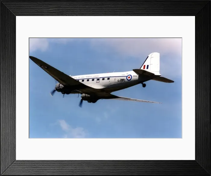 Framed Print : A Douglas DC3 Dakota aircraft in the livery of the Royal Air Force Transport Command Framed Print : A Douglas DC3 Dakota aircraft in the livery of the Royal Air Force Transport Command