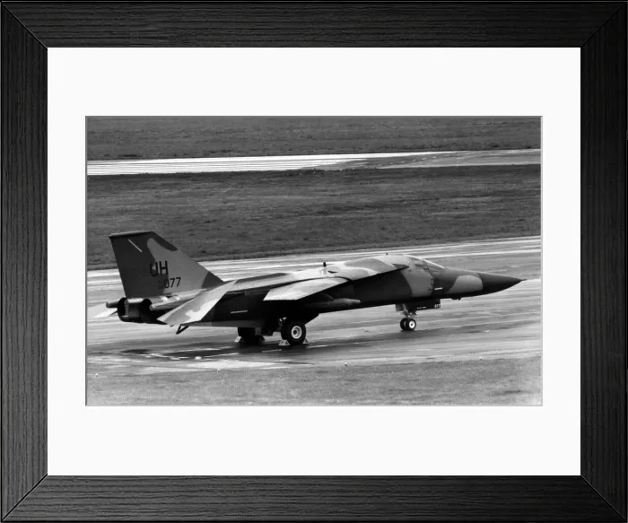 Framed Print : A USAF General Dynamics F-111 Aardvark. 20th August, 1985 Framed Print : A USAF General Dynamics F-111 Aardvark. 20th August, 1985