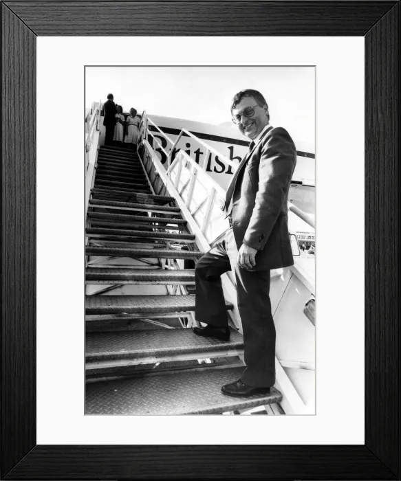 Framed Print : Winners of the Evening Chronicle competition to win a flight on Concorde in August 1984 Framed Print : Winners of the Evening Chronicle competition to win a flight on Concorde in August 1984