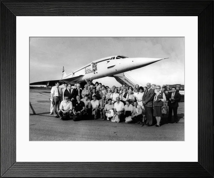 Framed Print : Pictured are some of the 60 Evening Chronicle readers who won a free flight Framed Print : Pictured are some of the 60 Evening Chronicle readers who won a free flight