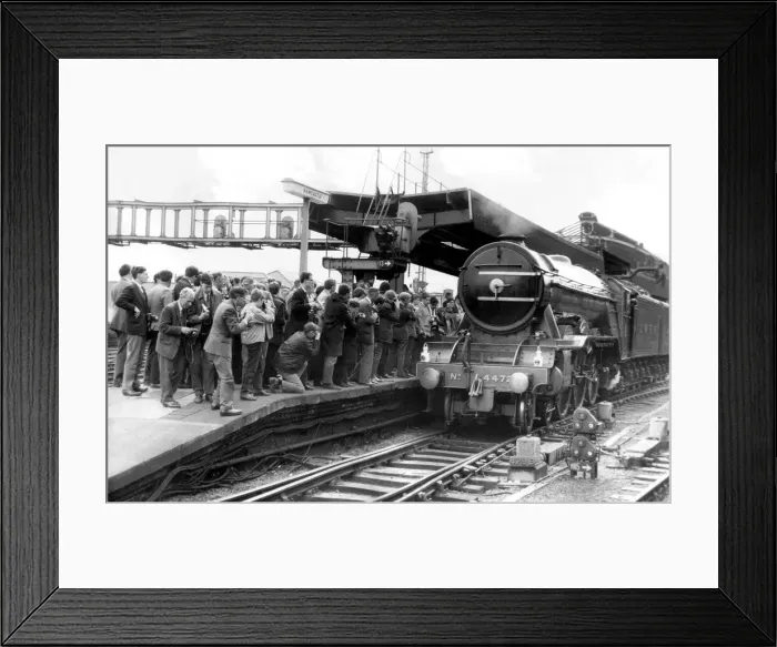 Framed Print : There was a brisk sale in platform tickets when Engine No Framed Print : There was a brisk sale in platform tickets when Engine No