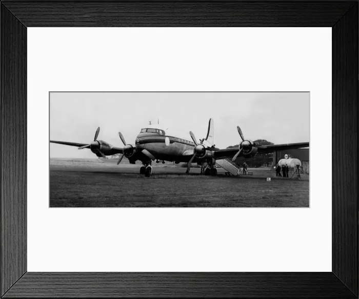 Framed Print : A Canadair DC4M Argonaut aircraft powered by Rolls Royce Merlin engines Framed Print : A Canadair DC4M Argonaut aircraft powered by Rolls Royce Merlin engines