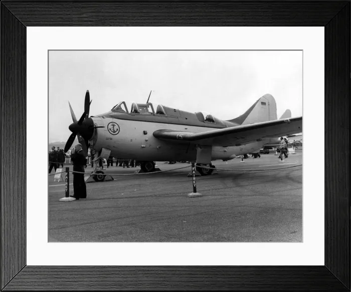 Framed Print : The Fairey Gannet aircraft on display at the 1958 Farnborough Airshow Framed Print : The Fairey Gannet aircraft on display at the 1958 Farnborough Airshow