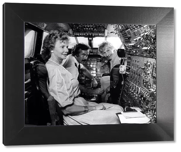 Winners of the Sunday Sun competition to win a flight on Concorde in August 1984