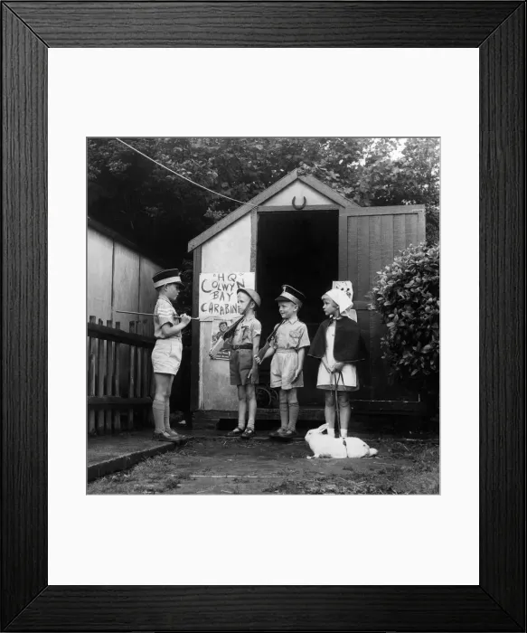 Framed Print : Children: Fancy Dress: David Kilgour, watched the second battalion of the Coldstream Framed Print : Children: Fancy Dress: David Kilgour, watched the second battalion of the Coldstream