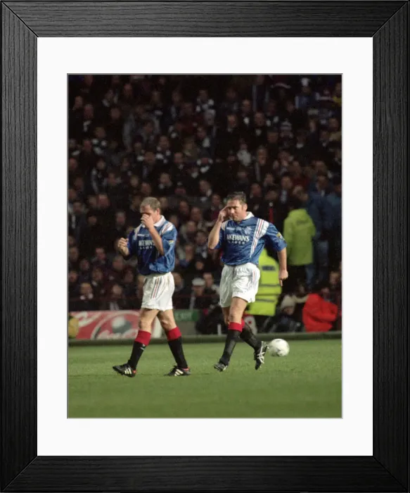 Framed Print : Scottish Coca Cola Cup Final at Parkhead. Rangers 4 v Heart of Midlothian 3 Framed Print : Scottish Coca Cola Cup Final at Parkhead. Rangers 4 v Heart of Midlothian 3