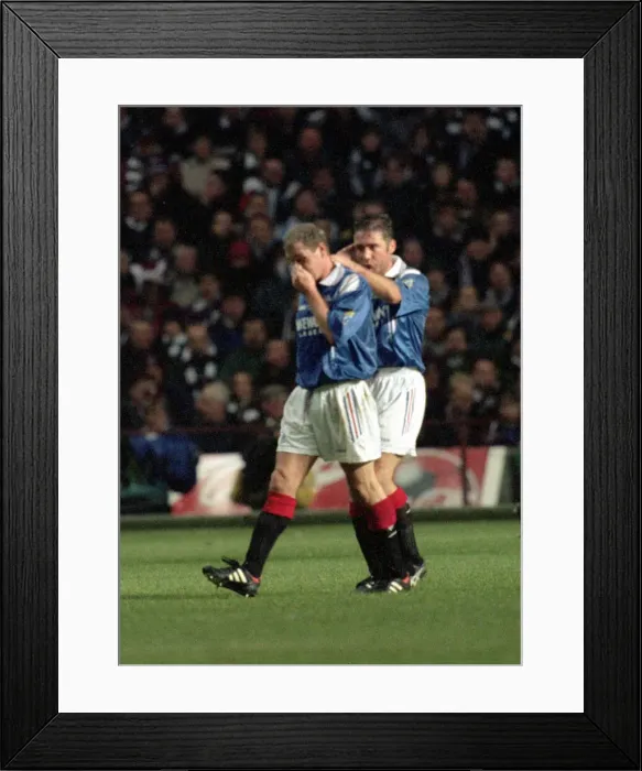 Framed Print : Scottish Coca Cola Cup Final at Parkhead. Rangers 4 v Heart of Midlothian 3 Framed Print : Scottish Coca Cola Cup Final at Parkhead. Rangers 4 v Heart of Midlothian 3