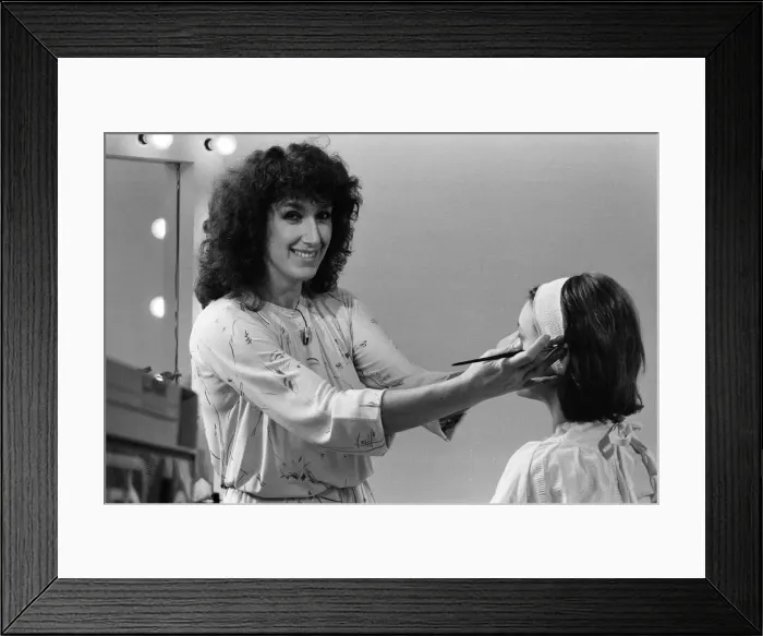 Framed Print : Barbara Daly, Lady Diana Spencers makeup artist, 28th June 1981