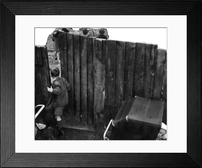 Framed Print : Children. February 1949 P022459 Framed Print : Children. February 1949 P022459