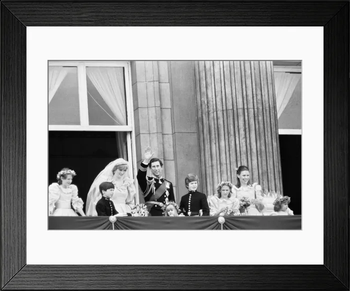 Framed Print : Wedding day of Prince Charles & Lady Diana Spencer, 29th July 1981