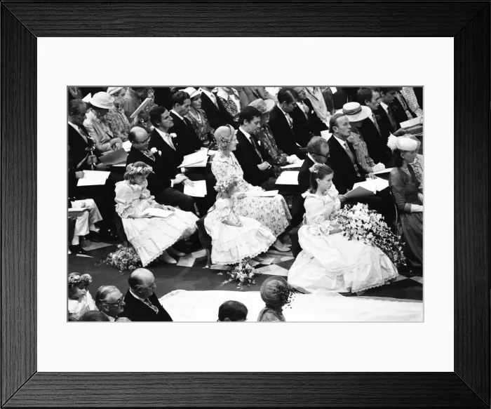 Framed Print : Wedding day of Prince Charles & Lady Diana Spencer, 29th July 1981 Framed Print : Wedding day of Prince Charles & Lady Diana Spencer, 29th July 1981