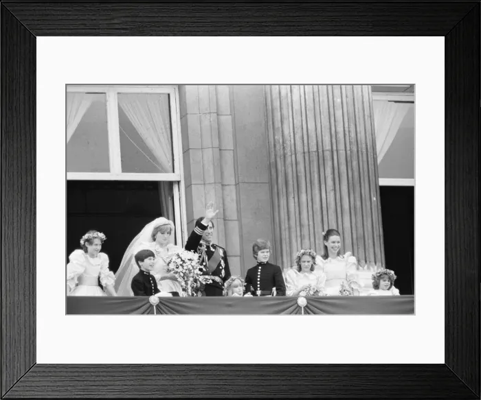 Framed Print : Wedding day of Prince Charles & Lady Diana Spencer, 29th July 1981 Framed Print : Wedding day of Prince Charles & Lady Diana Spencer, 29th July 1981