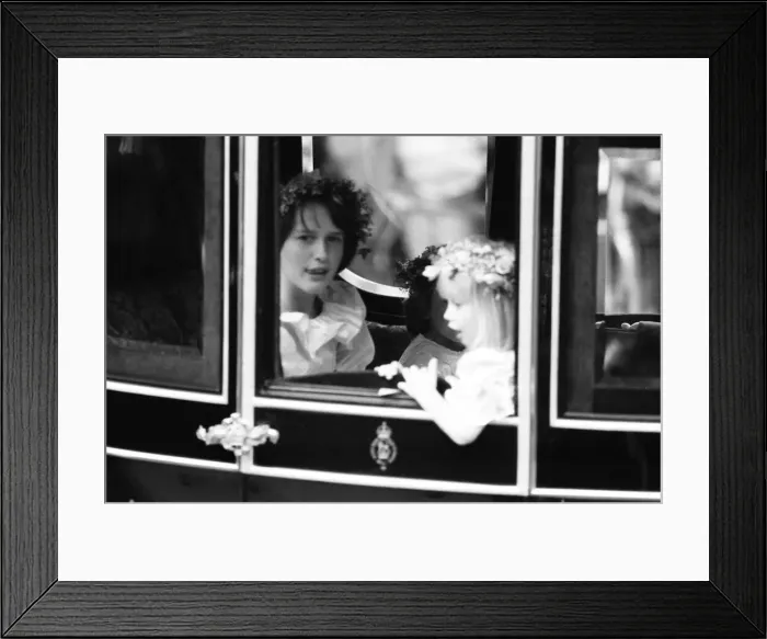 Framed Print : Wedding day of Prince Charles & Lady Diana Spencer, 29th July 1981 Framed Print : Wedding day of Prince Charles & Lady Diana Spencer, 29th July 1981