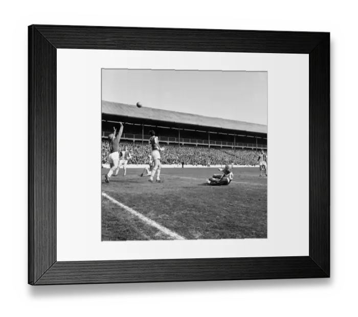 Framed Print : Blackburn Rovers v Manchester United, league match at Ewood Park, Saturday 3rd April 1965 Framed Print : Blackburn Rovers v Manchester United, league match at Ewood Park, Saturday 3rd April 1965