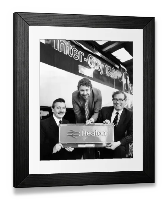 Framed Print : Frank Patterson, General Manager of British Rail Eastern Region, Peter Edwards