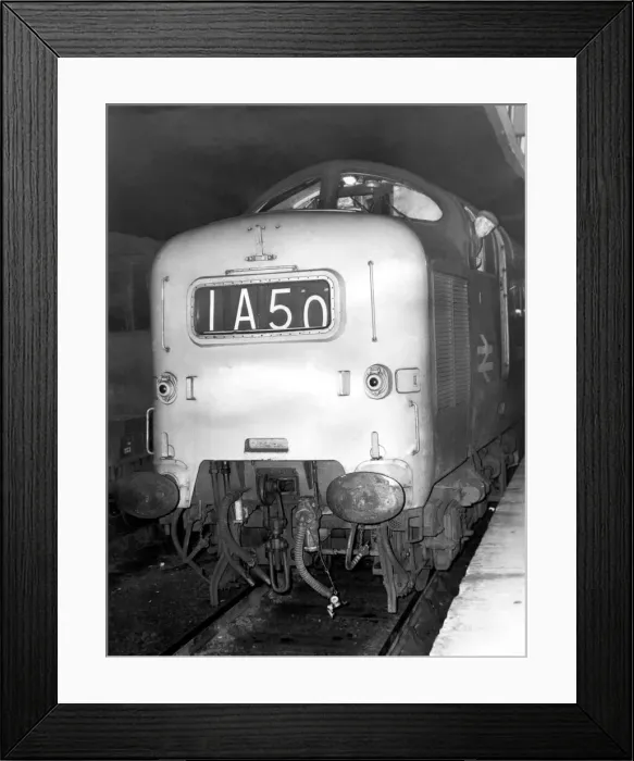 Framed Print : No. IA50 the new Tyne-Thames Express train at Newcastle Central Station on 6th March 1967 Framed Print : No. IA50 the new Tyne-Thames Express train at Newcastle Central Station on 6th March 1967
