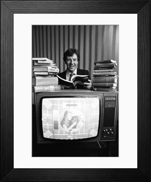 Framed Print : Russell Harty, in London, on day it was announced that he will be presenting a new show Framed Print : Russell Harty, in London, on day it was announced that he will be presenting a new show