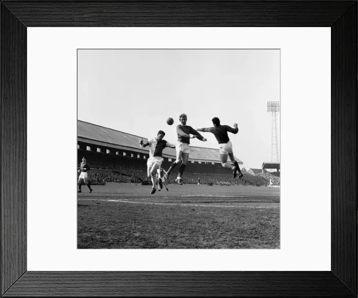 Framed Print : Blackburn Rovers v Manchester United, league match at Ewood Park, Saturday 3rd April 1965 Framed Print : Blackburn Rovers v Manchester United, league match at Ewood Park, Saturday 3rd April 1965