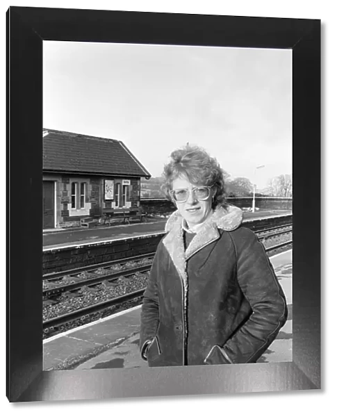 Madge Hindle (Coronation Streets Renee Roberts) at viaduct at Ribbleshead