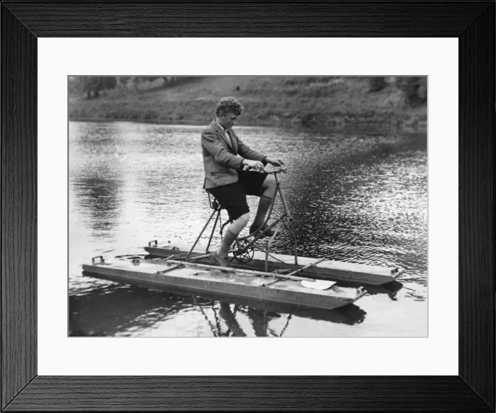 Framed Print : Aqua Cycle August 1947