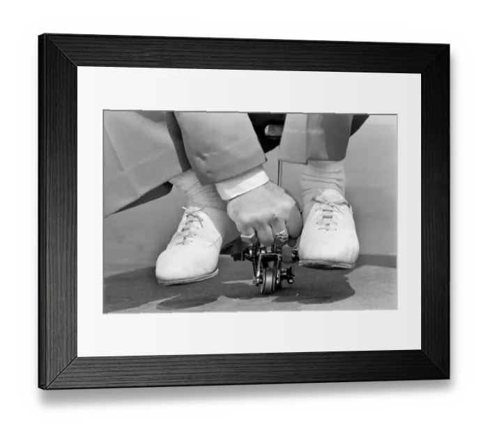 Framed Print : World smallest bike: Charlie Charles pedals the world smallest ridable bicycle Framed Print : World smallest bike: Charlie Charles pedals the world smallest ridable bicycle