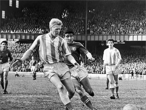 Chelsea 0 v Stoke City 1. League match at Stamford Bridge May 1963