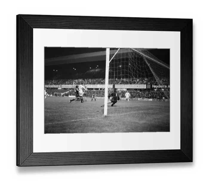 Framed Print : Stoke v Kaiserslauten, UEFA Cup match at the Victoria Ground Framed Print : Stoke v Kaiserslauten, UEFA Cup match at the Victoria Ground