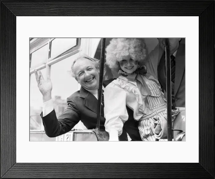 Framed Print : Freddie Laker helps launch a new project by one of his former employees Chris Sparkles Framed Print : Freddie Laker helps launch a new project by one of his former employees Chris Sparkles