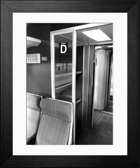 Framed Print : The interior of the Inter-City 125 High Speed train on 8th March 1989 Framed Print : The interior of the Inter-City 125 High Speed train on 8th March 1989