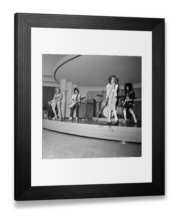 Framed Print : The New York Dolls at Biba party. 25th November 1973 Framed Print : The New York Dolls at Biba party. 25th November 1973
