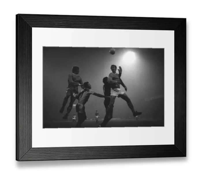 Framed Print : Manchester City v Fenerbahce, 1st Leg European Cup match at Maine Road, September 1968