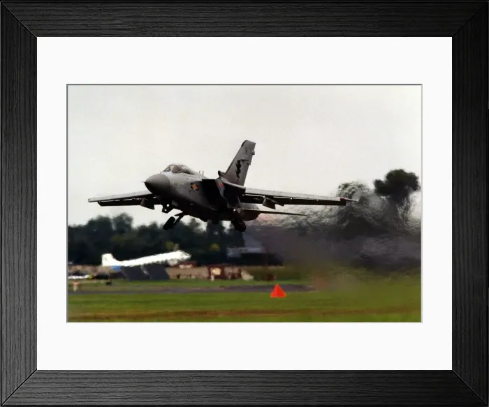 Framed Print : A RAF Panavia Tornado, twin-engine, variable-sweep wing multi role combat aircraft Framed Print : A RAF Panavia Tornado, twin-engine, variable-sweep wing multi role combat aircraft