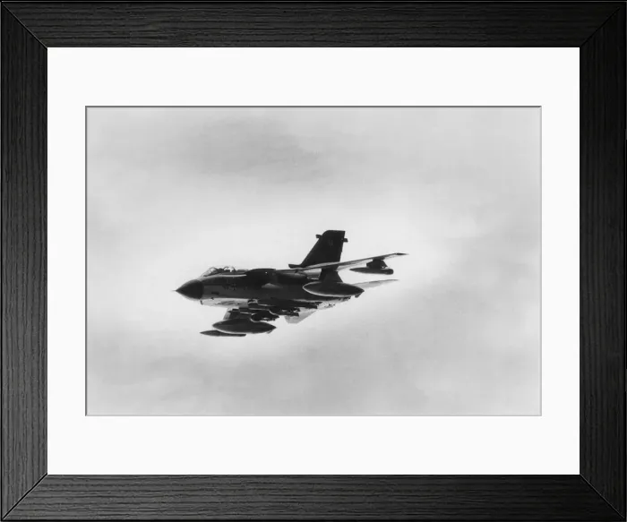 Framed Print : A Panavia Tornado, twin-engine, variable-sweep wing multi role combat aircraft Framed Print : A Panavia Tornado, twin-engine, variable-sweep wing multi role combat aircraft