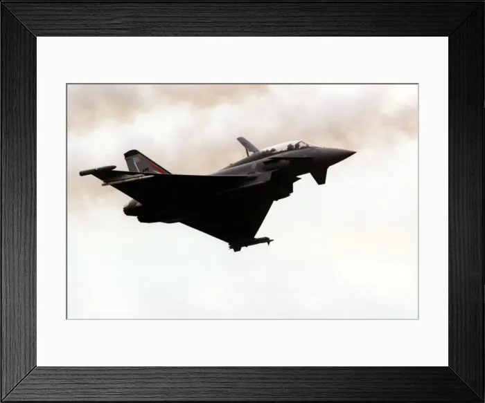 Framed Print : A twin seat version of the Eurofighter Typhoon aircraft