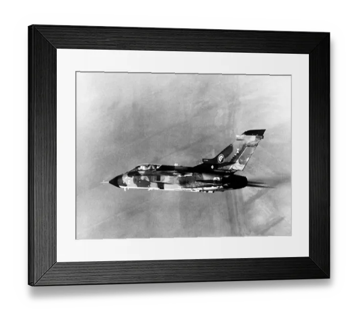 Framed Print : The Panavia Tornado prototype 03, (the first dual control trainer), twin-engine