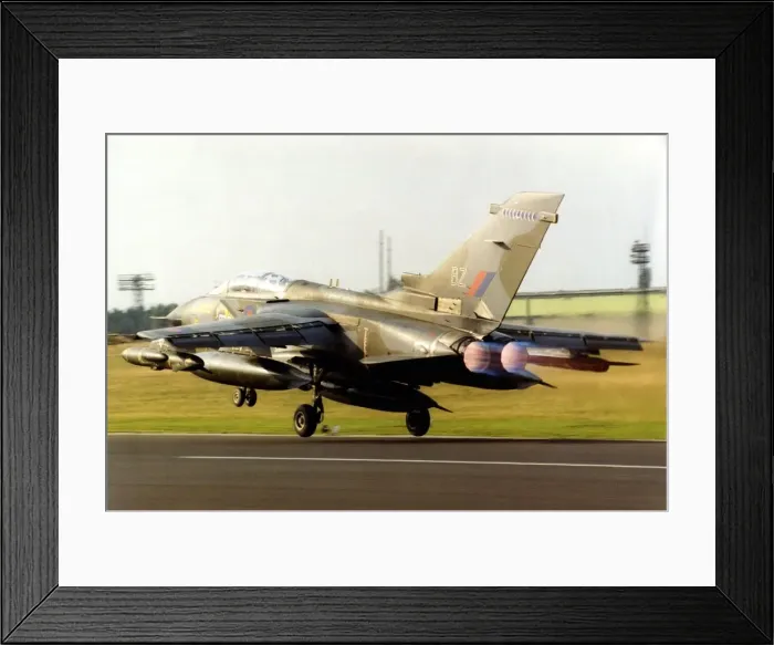 Framed Print : A RAF Panavia Tornado, twin-engine, variable-sweep wing multi role combat aircraft Framed Print : A RAF Panavia Tornado, twin-engine, variable-sweep wing multi role combat aircraft