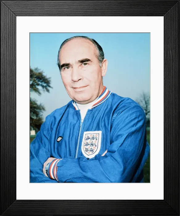 Framed Print : England manager Alf Ramsey. May 1973 Framed Print : England manager Alf Ramsey. May 1973