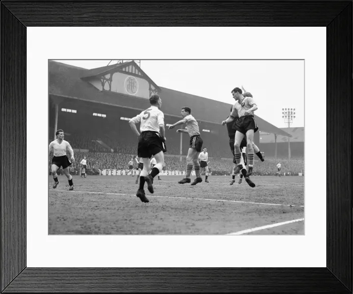 Framed Print : FA Cup semi final. Norwich 1 v. Luton 1 Allcock and Bly are beaten by Luton keeper Framed Print : FA Cup semi final. Norwich 1 v. Luton 1 Allcock and Bly are beaten by Luton keeper