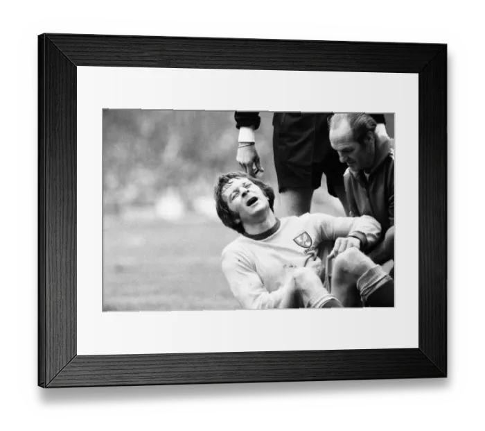 Framed Print : Norwich City FC Queens Park Rangers v. Norwich City FC. 6th April 1972
