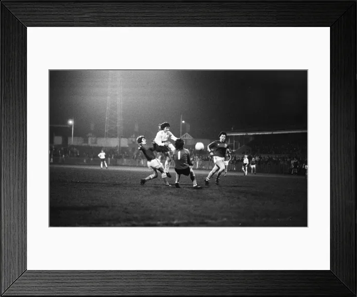 Framed Print : Womens international football match at Plough Lane, Wimbledon, London Framed Print : Womens international football match at Plough Lane, Wimbledon, London