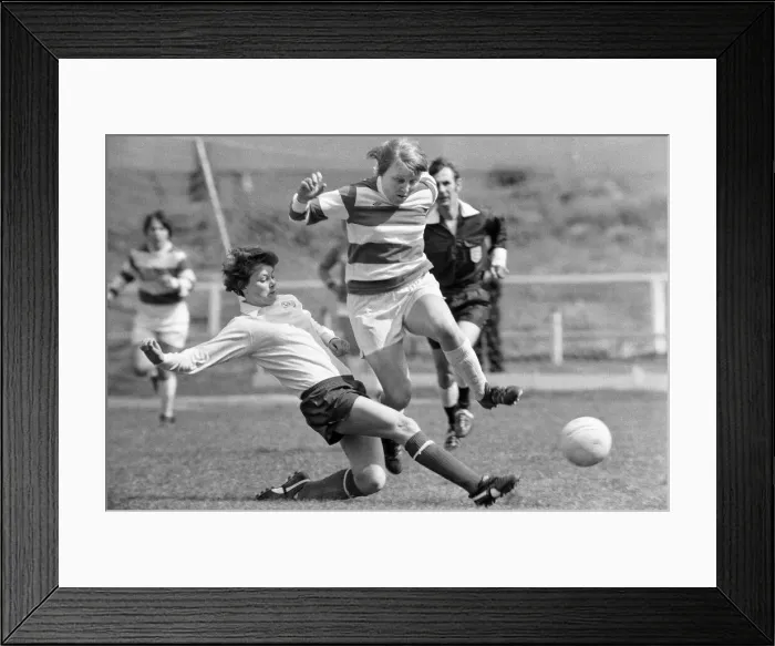 Framed Print : Southampton 2-1 Queens Park Rangers. A. E. T. Ladies FA Cup Final at Bedford Town Framed Print : Southampton 2-1 Queens Park Rangers. A. E. T. Ladies FA Cup Final at Bedford Town