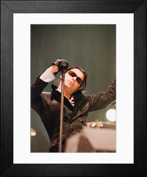 Framed Print : Michael Hutchence lead singer of INXS, pictured in concert - Elegantly Wasted World Tour Framed Print : Michael Hutchence lead singer of INXS, pictured in concert - Elegantly Wasted World Tour