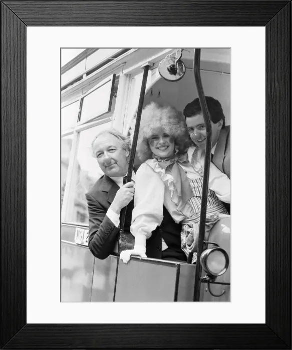 Framed Print : Freddie Laker helps launch a new project by one of his former employees Chris Sparkles Framed Print : Freddie Laker helps launch a new project by one of his former employees Chris Sparkles