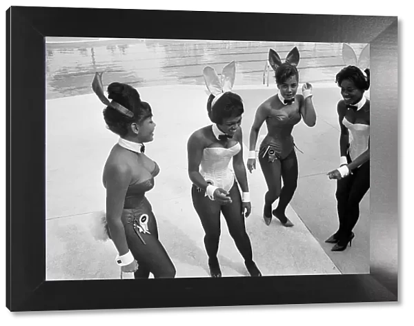 Playboy bunny girls, West Indies, February 1965