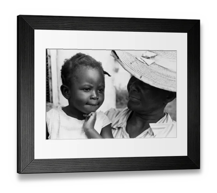 Framed Print : Mother and Child, West Indies, February 1965 Framed Print : Mother and Child, West Indies, February 1965