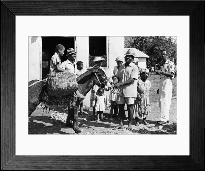 Framed Print : Daily life, West Indies, February 1965 Framed Print : Daily life, West Indies, February 1965