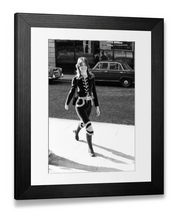 Framed Print : Olivia Newton John, pop singer aged 22, February 1971. Her single