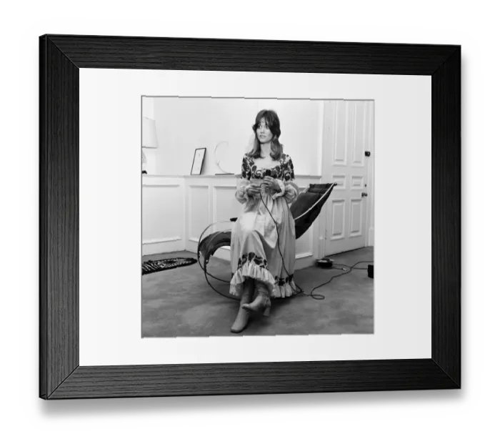 Framed Print : Olivia Newton John, pop singer aged 22, February 1971. Her single